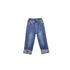 Children's Printed Jeans Casual Straight Pants
